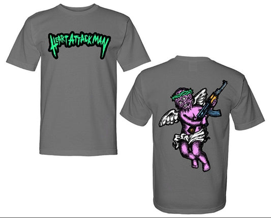 Baby with AK Charcoal T Shirt