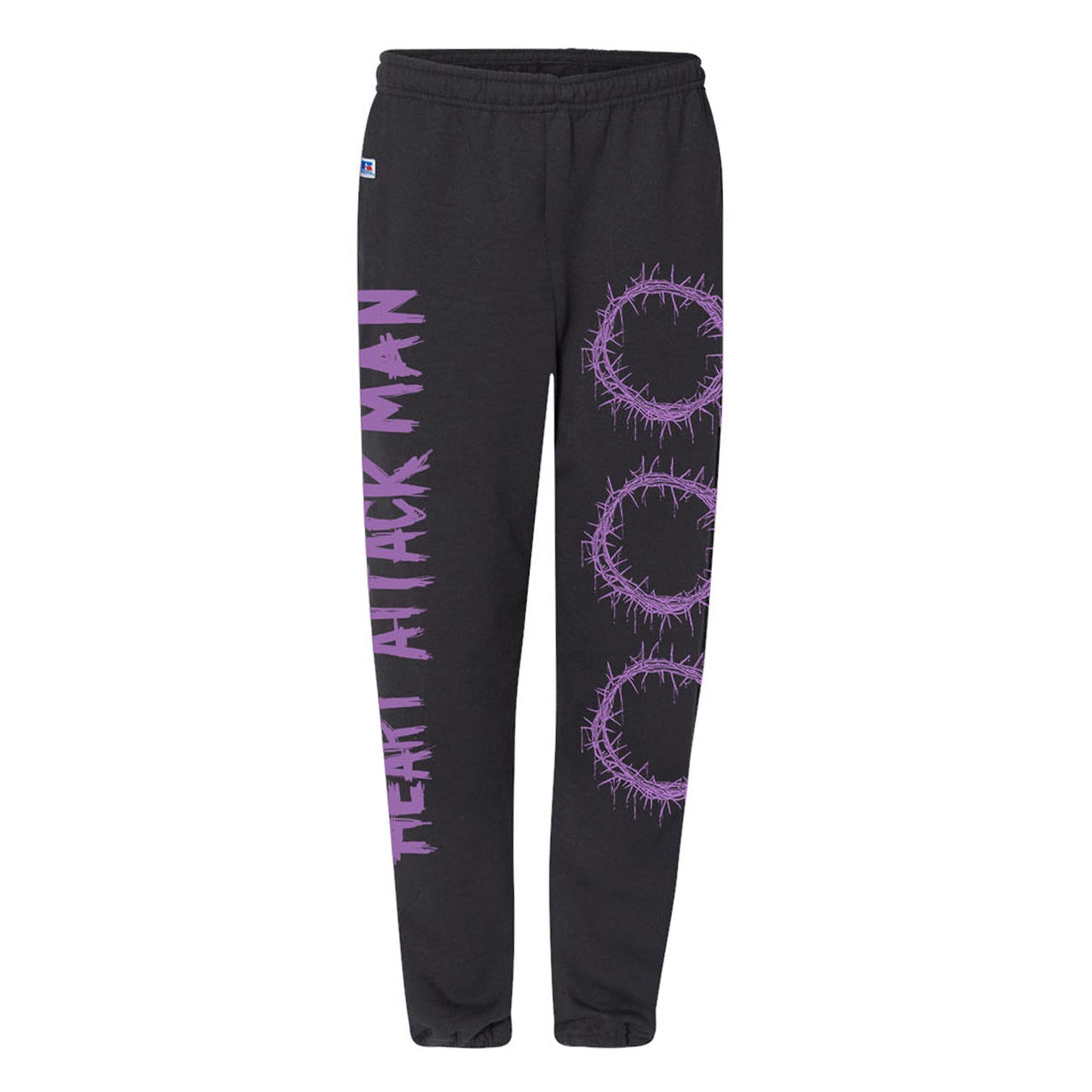 Crown Sweatpants (Purple Print)