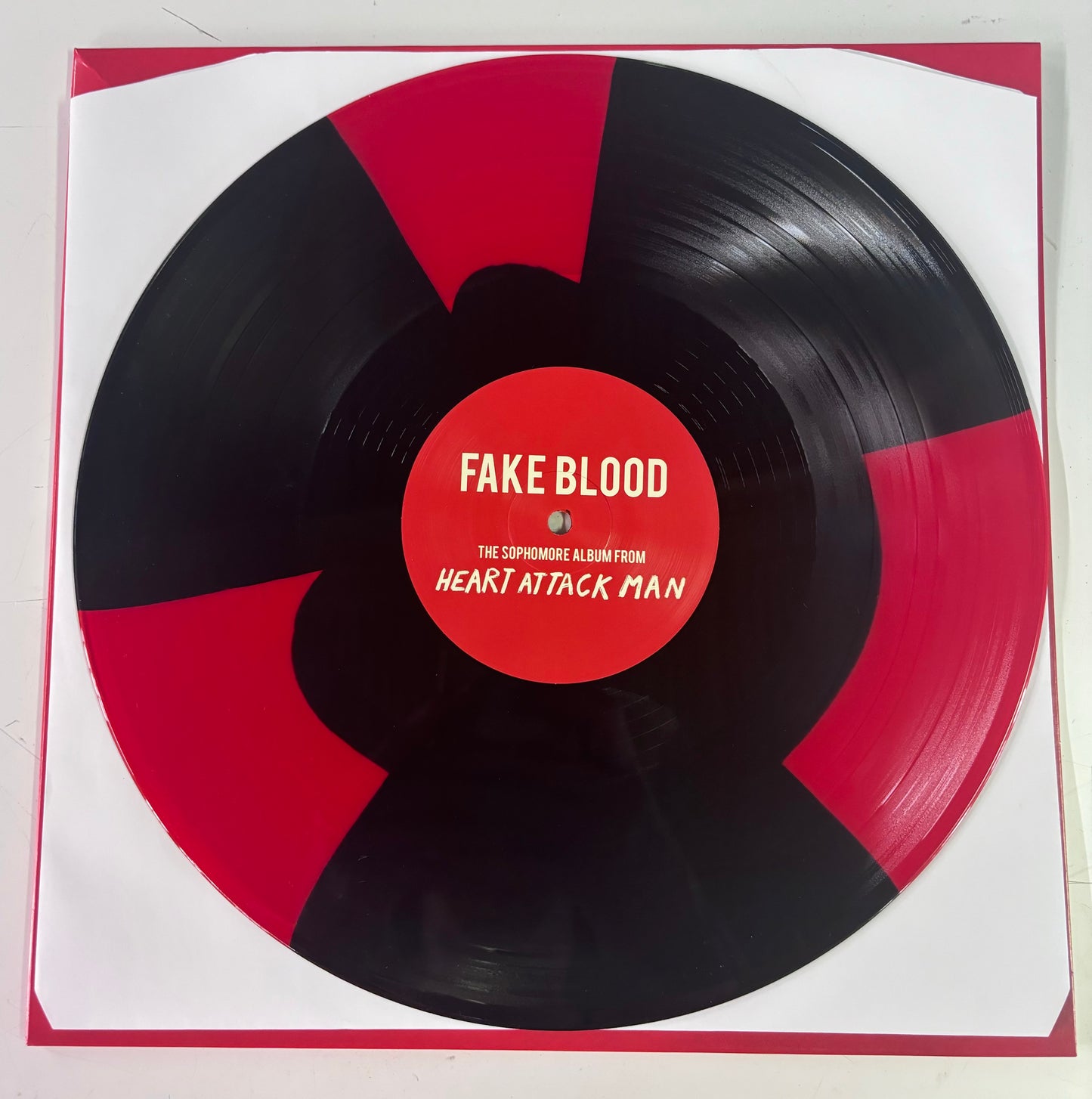 Fake Blood Vinyl LP(Black/Red Button effect)