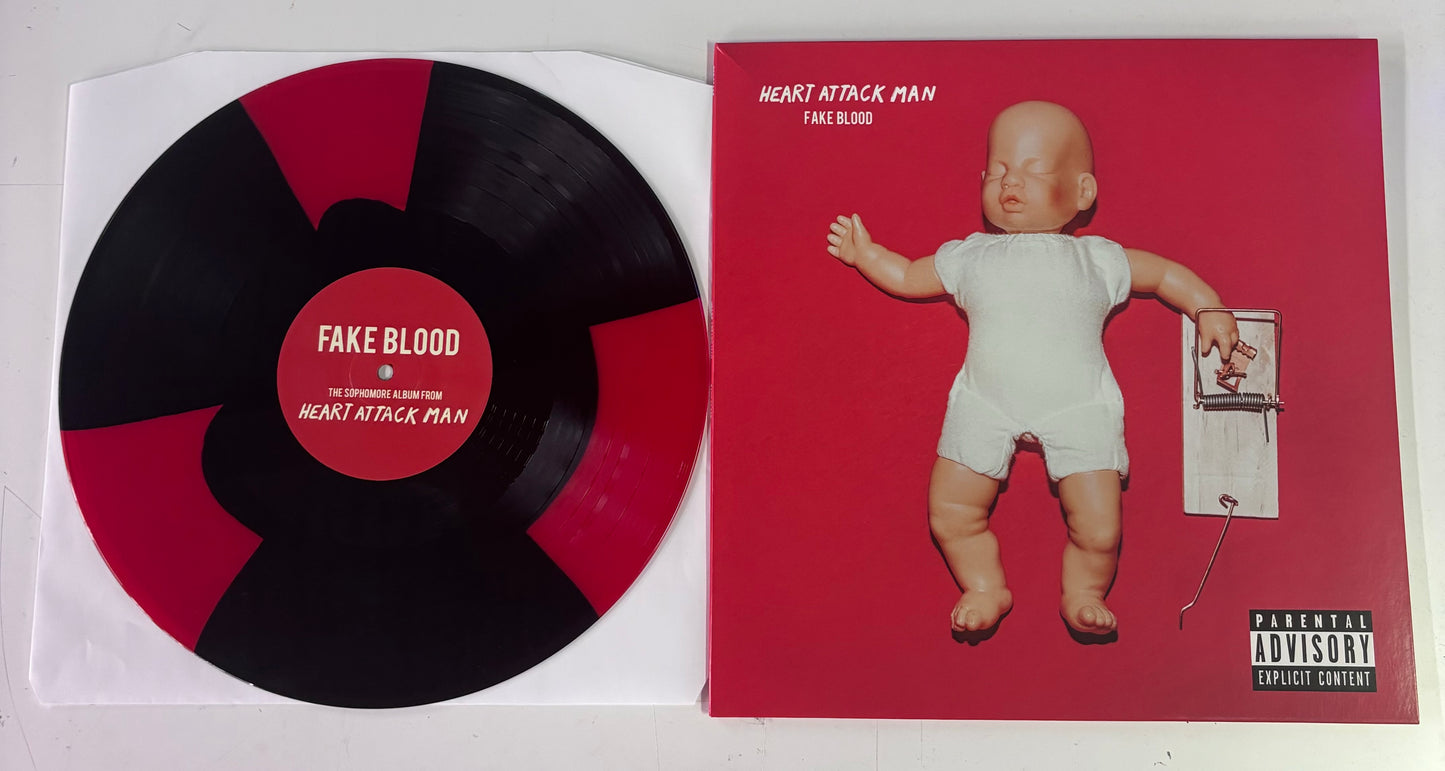 Fake Blood Vinyl LP(Black/Red Button effect)