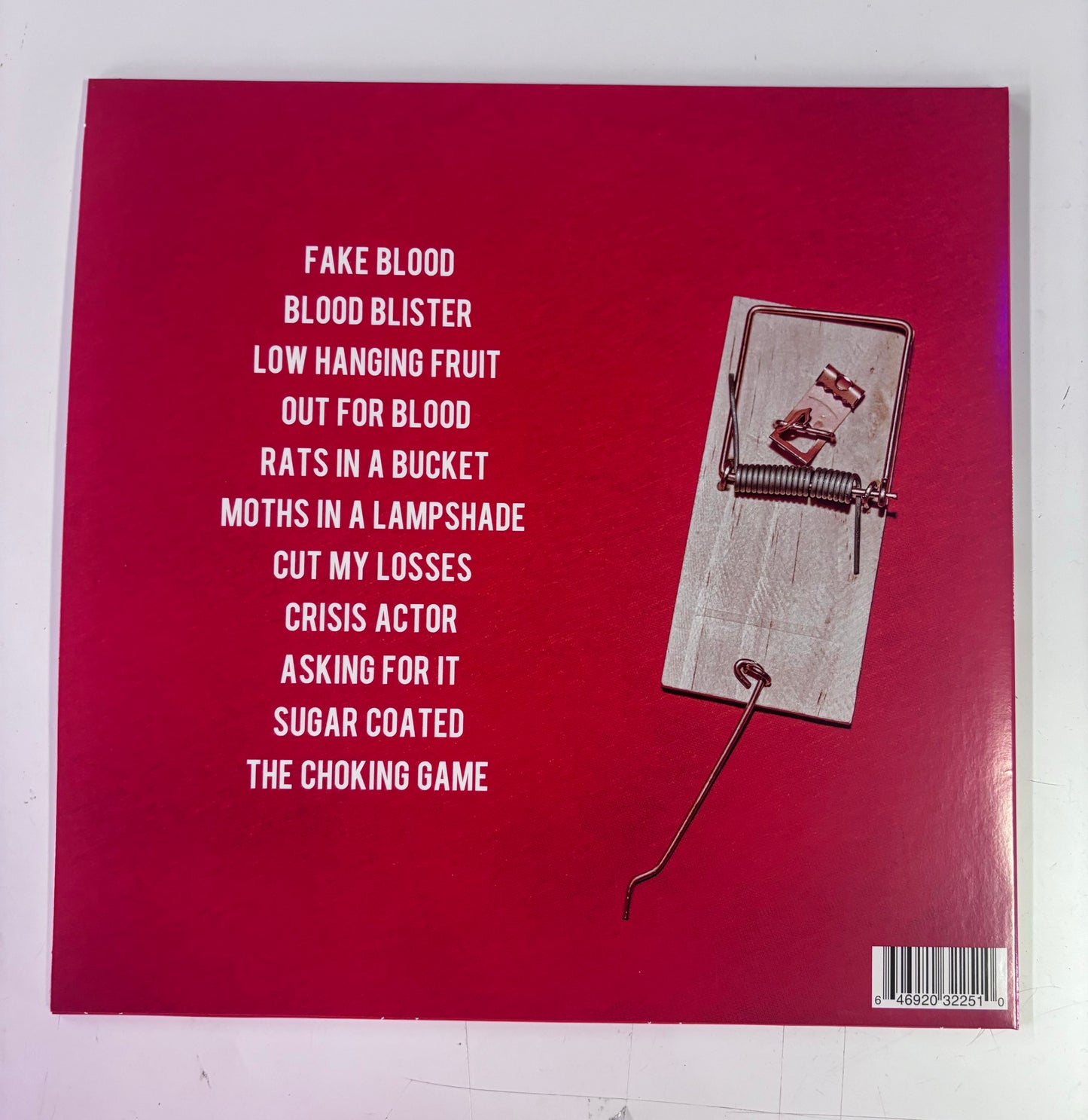 Fake Blood Vinyl LP(Black/Red Button effect)